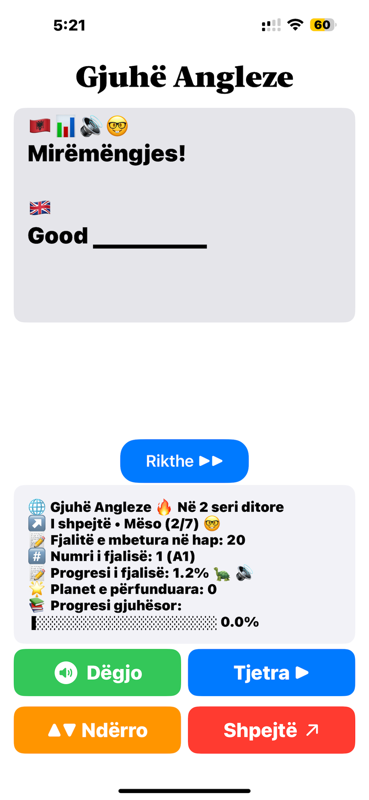 Gjuhe Angleze screen 2